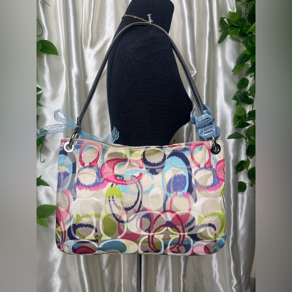 Coach Multicolor Circle Pattern Shoulder Bag - image 2